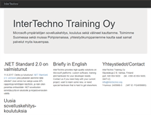 Tablet Screenshot of intertechno.org